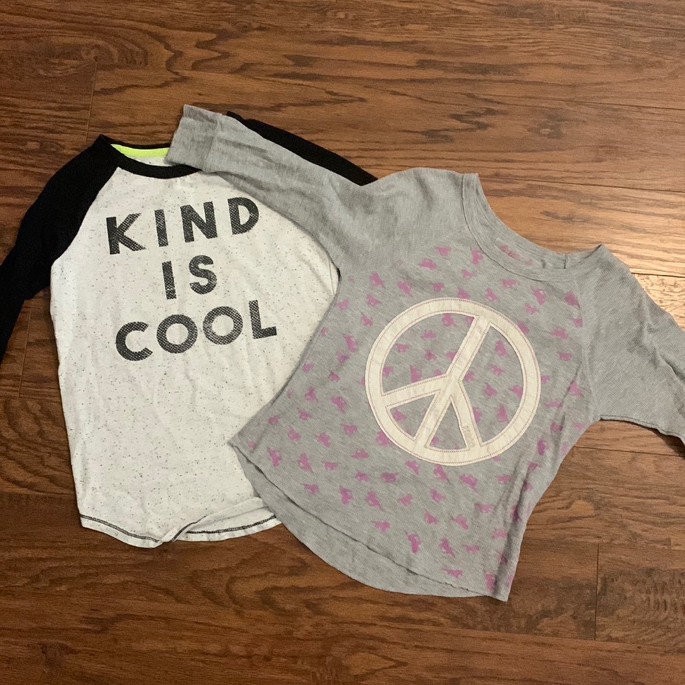 Kind Is Cool and MUDD Peace ☮️ shirt bundle